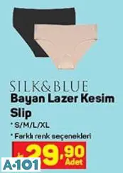 SİLK&BLUE LAZER KESİM SLİP KÜLOT SİLK&BLUE LAZER KESİM SLİP KÜLOT